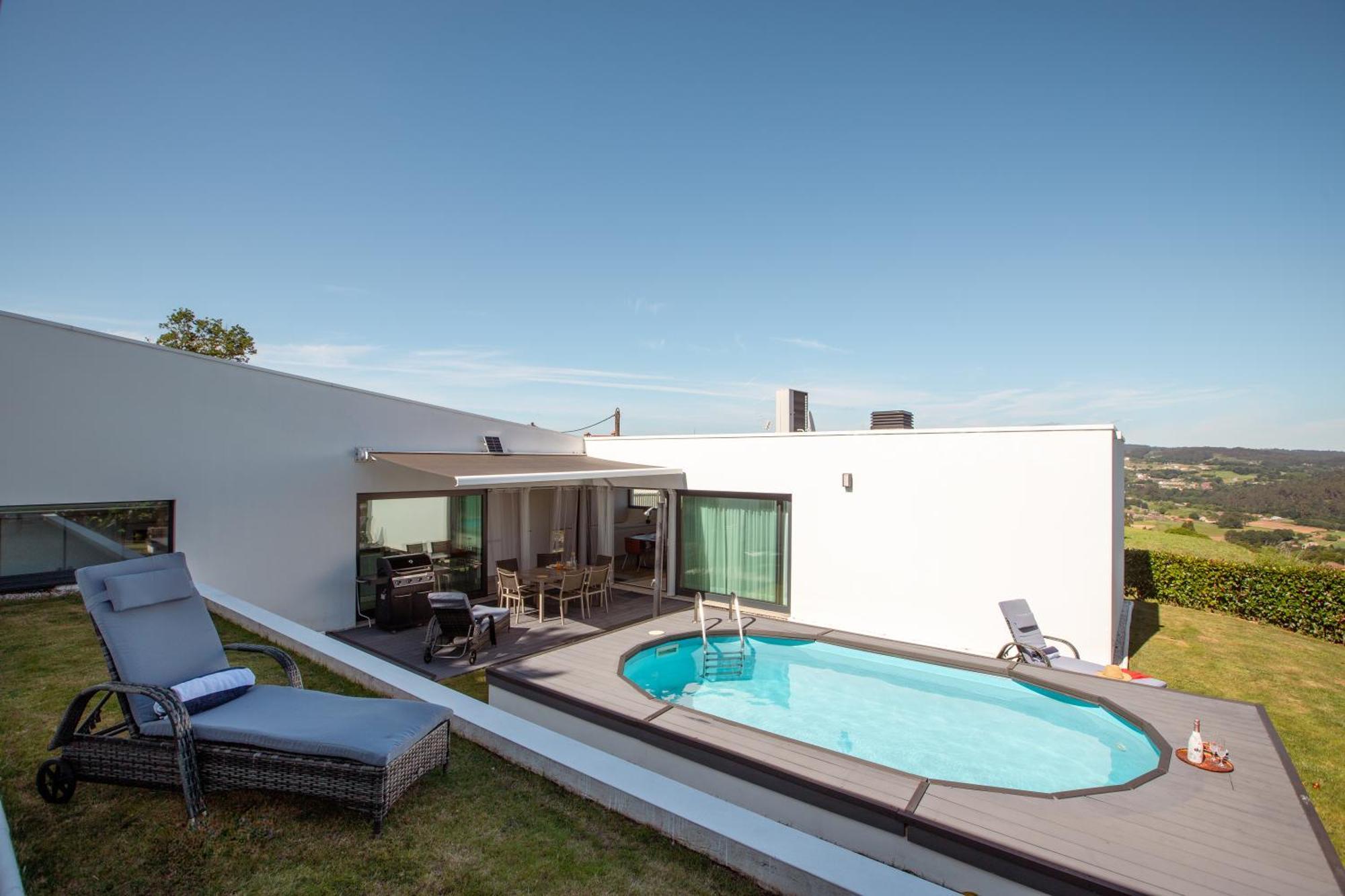 Villa Con Piscina Y Jardin, Santiago De Compostela Teo Eksteriør bilde