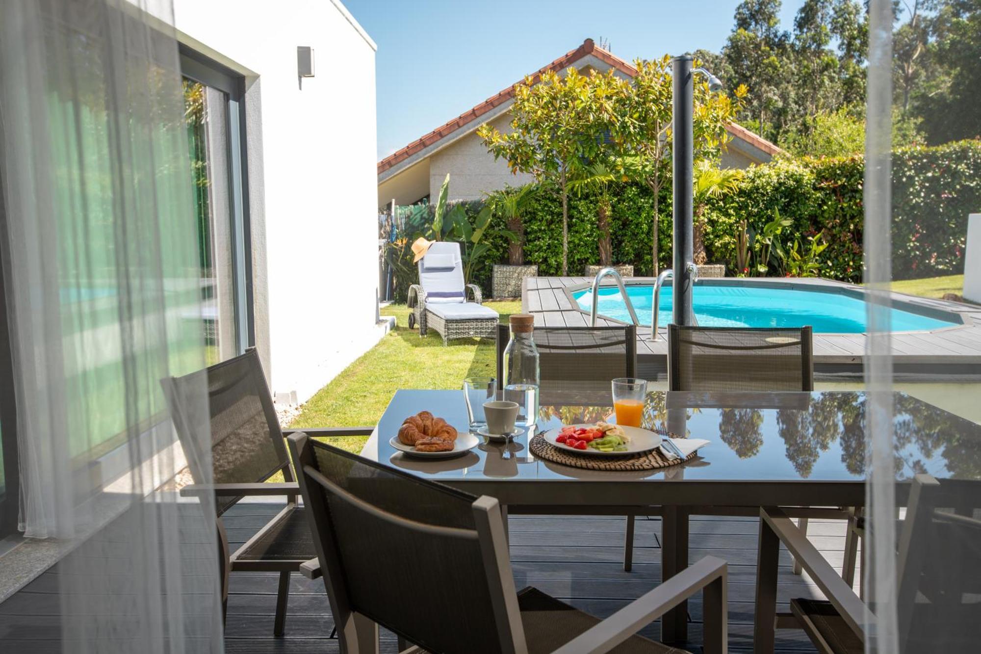Villa Con Piscina Y Jardin, Santiago De Compostela Teo Eksteriør bilde