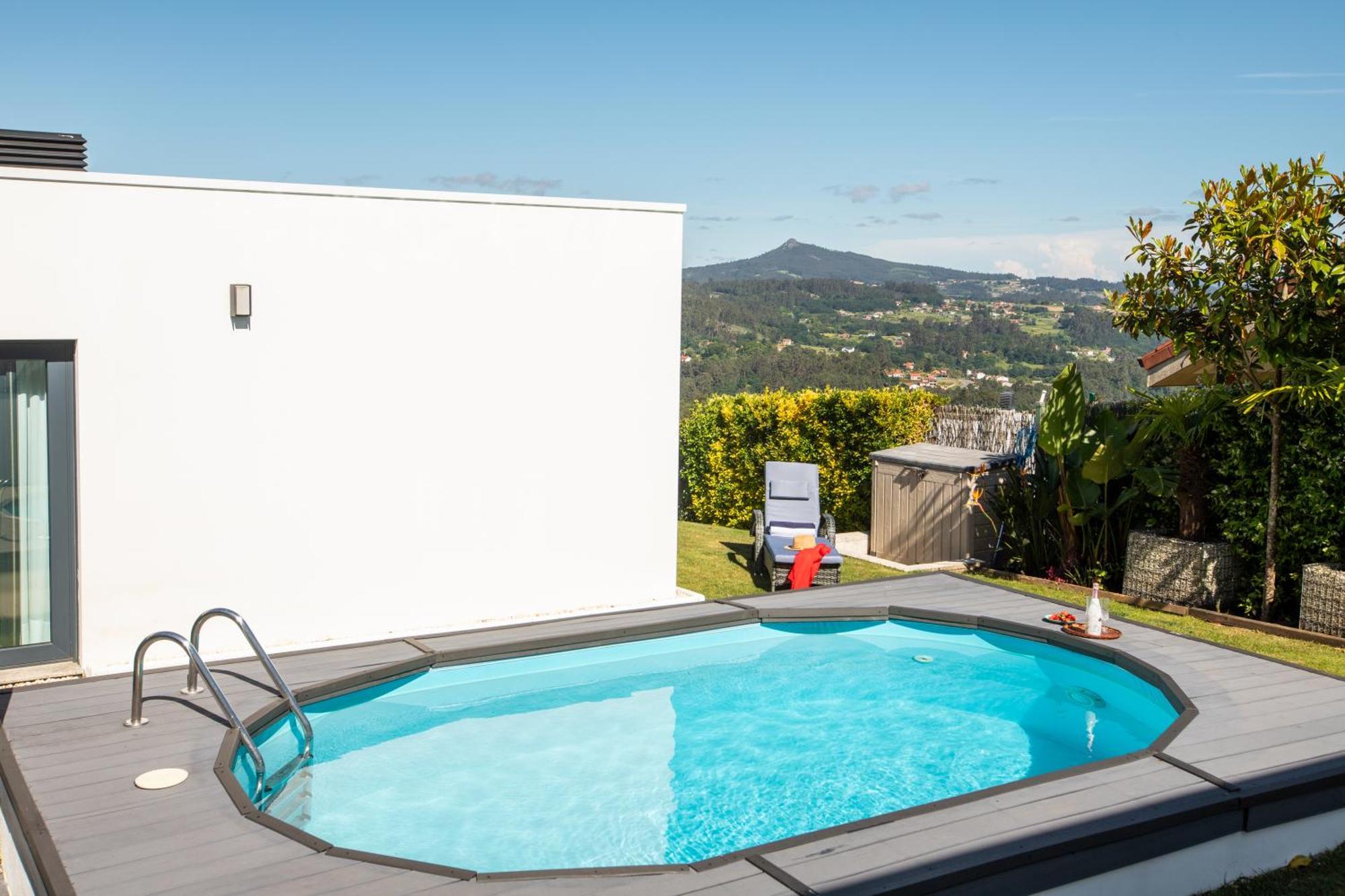 Villa Con Piscina Y Jardin, Santiago De Compostela Teo Eksteriør bilde